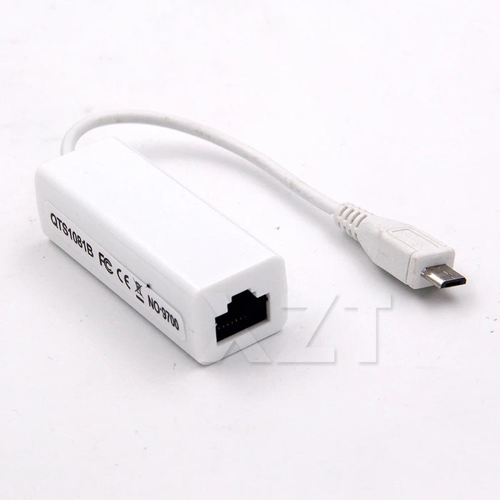 Connettore per scheda da Micro USB a lan per Tablet 2.0 5 Pin 10/100 adattatore per scheda di rete LAN Ethernet maschio RJ45 femmina