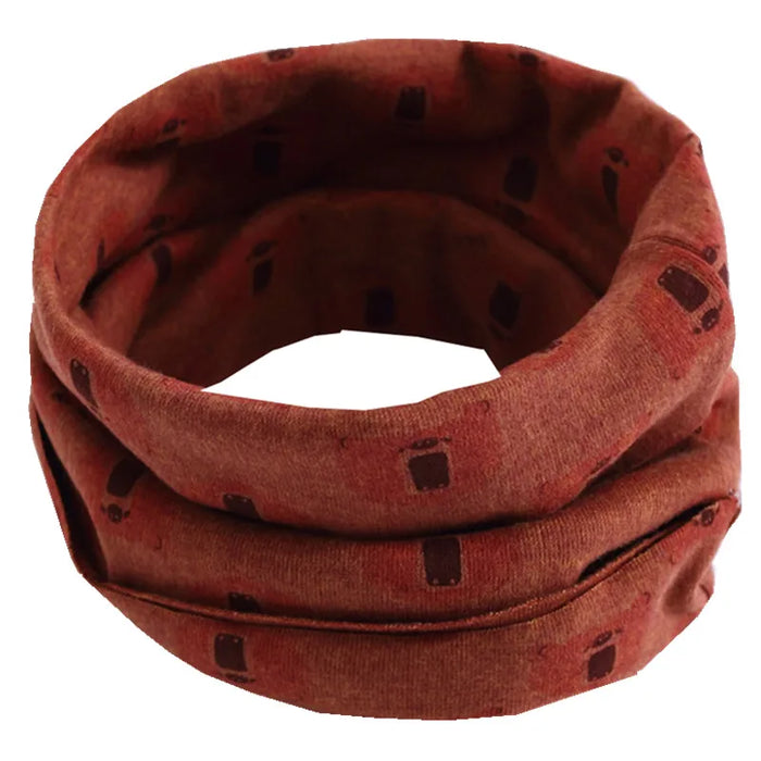 2024 Nuova Primavera Autunno Bambini Sciarpa Moda Bambini Bambino Sciarpa di cotone Ragazzi Ragazze O Ring Sciarpa Bambini Collare Bambino Sciarpa al collo