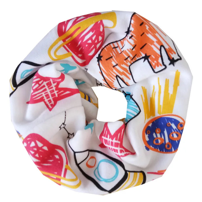 Nuovo autunno inverno bambini sciarpa di cotone LIC bambini bambino sciarpa al collo ragazzi ragazze sciarpe bambino collare caldo O anello fazzoletto da collo magico