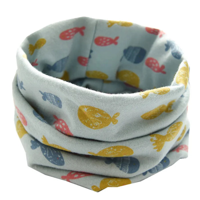 Nuovo autunno inverno bambini sciarpa di cotone LIC bambini bambino sciarpa al collo ragazzi ragazze sciarpe bambino collare caldo O anello fazzoletto da collo magico