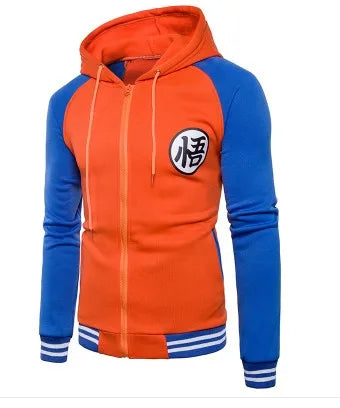 Giacca con cappuccio Trend New Japanese Anime Varsity 2018 Giacca con cappuccio con cerniera casual primaverile