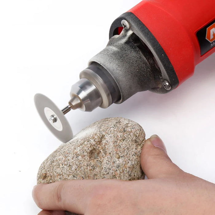 Punta da trapano per lame diamantate smerigliate da 5mm 22mm + 1 mandrino per Set Dremel