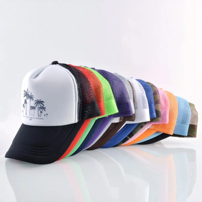 Cappellino da Baseball in rete Snapback cappelli sportivi estivi all'aperto per uomo donna cappellini da camionista moda ragazzi ragazze Hip Hop Skateboard Casquette