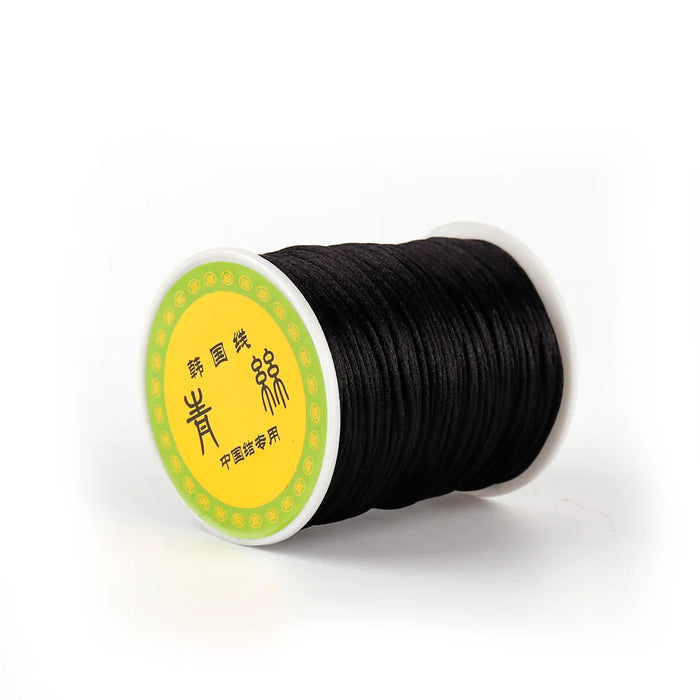 TYRY.HU 20-80 metri Collana masticabile per bambini Accessori 1.5mm/2mm/2.5mm Cavo in nylon di seta satinata per catena ciuccio per bambini Strumenti fai da te