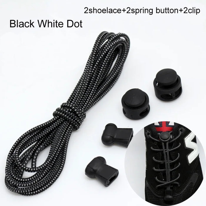 Stretching Lock lace 22 colori un paio di lacci per scarpe con chiusura lacci elastici per scarpe da ginnastica lacci per scarpe Running/Jogging/Triathlon