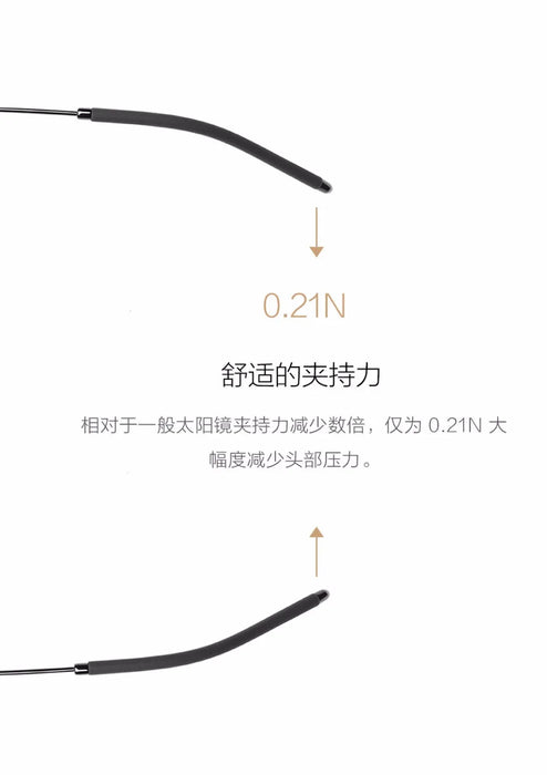 Youpin TS Occhiali da sole pilota polarizzati in nylon Occhiali da sole neutri colorati leggeri a prova di raggi UV per la guida di occhiali da pesca all'aperto