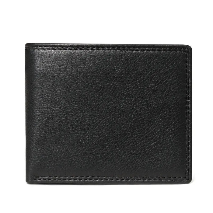 Portafogli da uomo in vera pelle di mucca con tasca portamonete portafoglio da uomo Vintage con blocco RFID portafoglio da uomo in vera pelle con porta carte