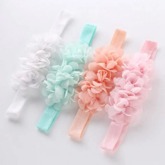 Fascia per capelli per bambini Fiocchi per ragazze di fiori Fasce per capelli per bambini per neonate Fasce per bambini Turbante Neonato Haarband Accessori per capelli per bambini