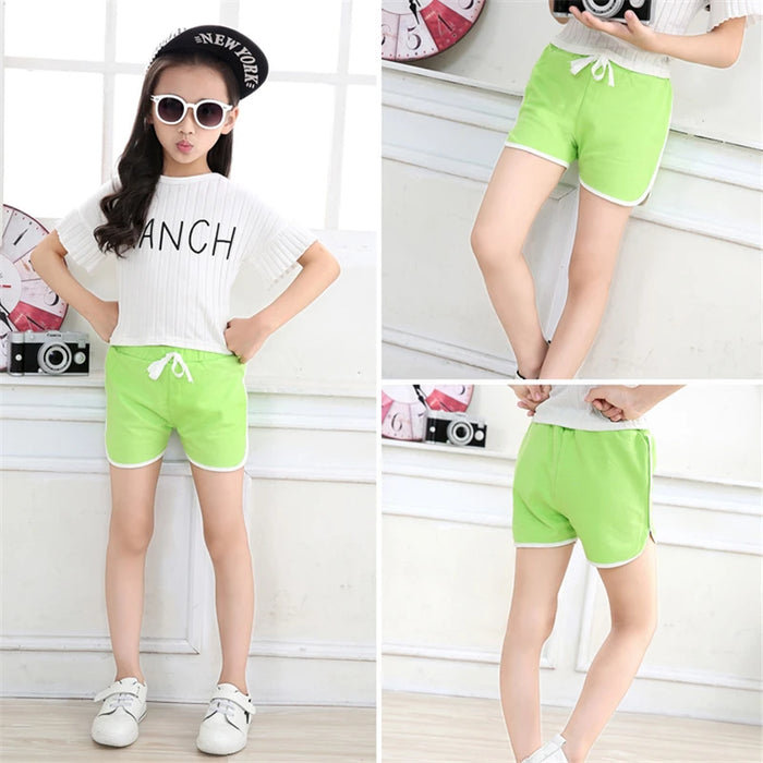 3-13 anni pantaloncini per bambini ragazzi ragazze pantaloncini sportivi estivi pantaloni Unisex bambini colore caramella pantaloni corti casual pantaloni pantaloni