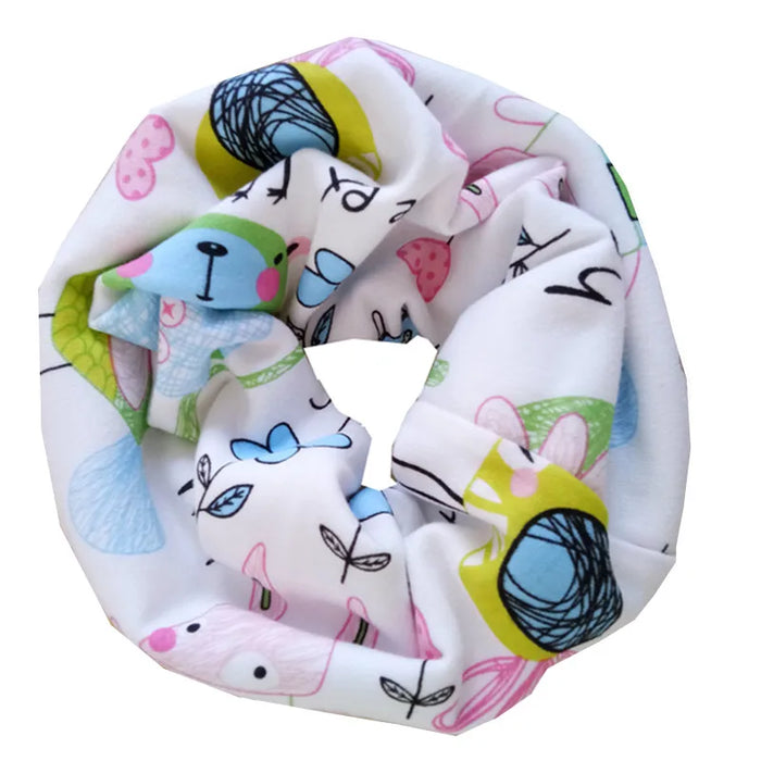 Nuovo autunno inverno bambini sciarpa di cotone LIC bambini bambino sciarpa al collo ragazzi ragazze sciarpe bambino collare caldo O anello fazzoletto da collo magico