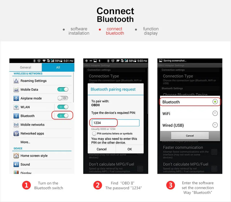 Chip V1.5 hardware a 2 strati PIC18F25K80 ELM327 Lettore di codici automatico Bluetooth V1.5 Super MINI ELM 327 Funziona Android Symbian Doppio PCB