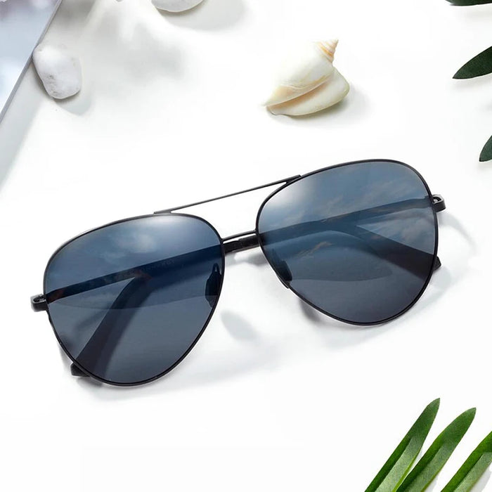 Youpin TS Occhiali da sole pilota polarizzati in nylon Occhiali da sole neutri colorati leggeri a prova di raggi UV per la guida di occhiali da pesca all'aperto