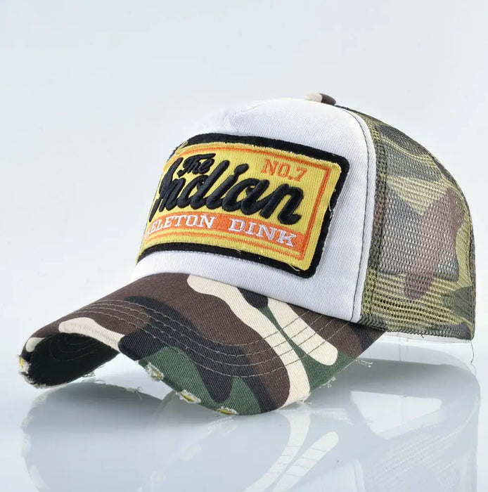 Berretto da baseball con ricamo a lettera di moda per uomo donna cappello snapback in rete traspirante estivo unisex Hip Hop Trucker Bone Gorras