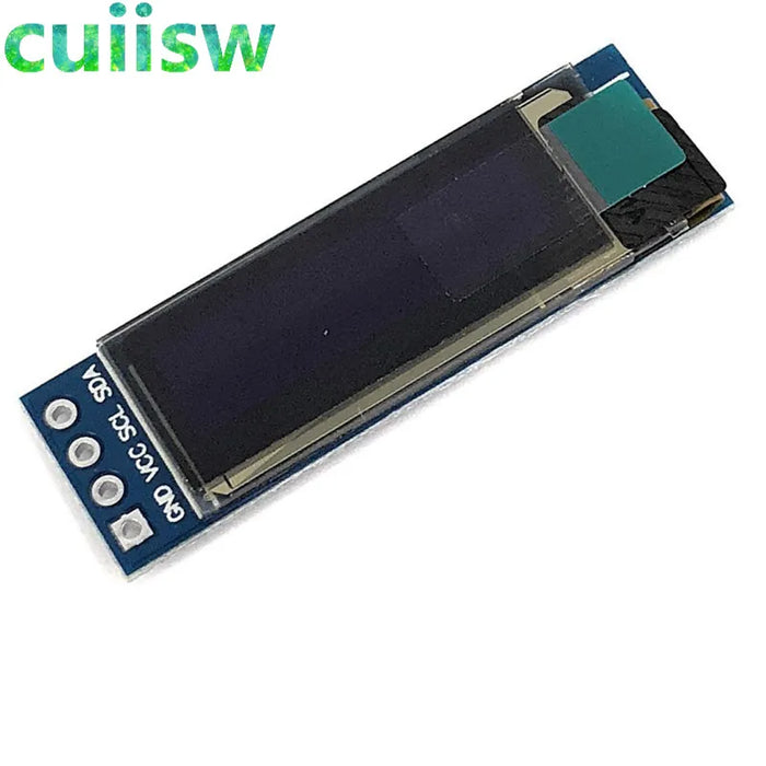 Modulo display LCD OLED bianco/blu seriale I2C IIC da 0,91 pollici 128x32 Schermo LCD SSD1306 da 0,91 pollici 12832