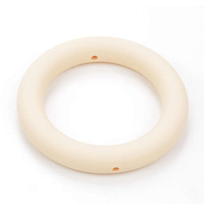 LOFCA Anello per dentizione 65mm Perline in silicone 3 pezzi Collana per massaggiagengive con ciondolo per bambini Ciuccio che fa gioielli in silicone alimentare senza BPA