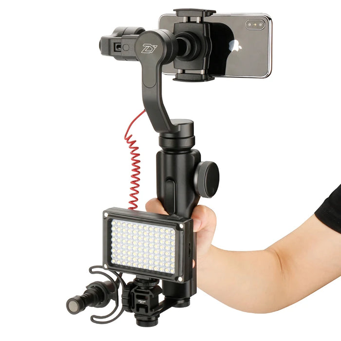 Ulanzi PT-3S Triple Hot Shoe Mount Adattatore Scarpa fredda Estendi Monitor Microfono Luce di riempimento per Nikon Canon Sony DSLR Accessori per fotocamera