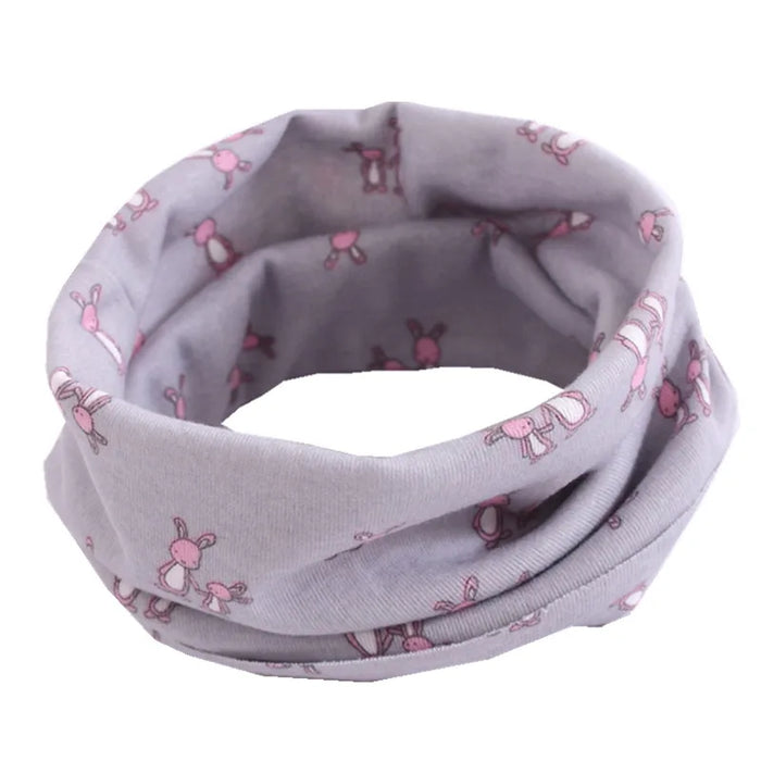 2024 Nuova Primavera Autunno Bambini Sciarpa Moda Bambini Bambino Sciarpa di cotone Ragazzi Ragazze O Ring Sciarpa Bambini Collare Bambino Sciarpa al collo