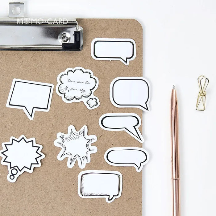 45 pz/pacco Creativo Nero Bianco Bubble Album Etichetta di Carta Adesivi Artigianato E Scrapbooking Adesivo Decorativo Cancelleria Carina