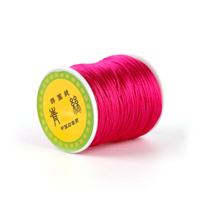 TYRY.HU 20-80 metri Collana masticabile per bambini Accessori 1.5mm/2mm/2.5mm Cavo in nylon di seta satinata per catena ciuccio per bambini Strumenti fai da te