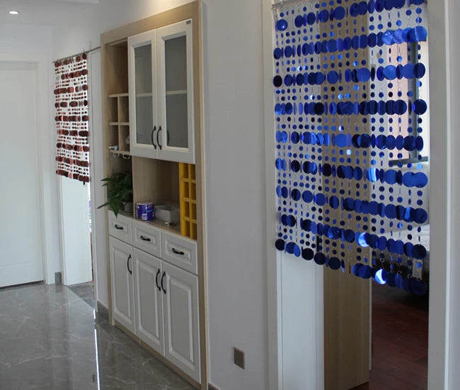 Paillettes in PVC Tende Articoli per la casa partizioni Tenda in plastica Forniture per la casa Decorazione festiva di nozze