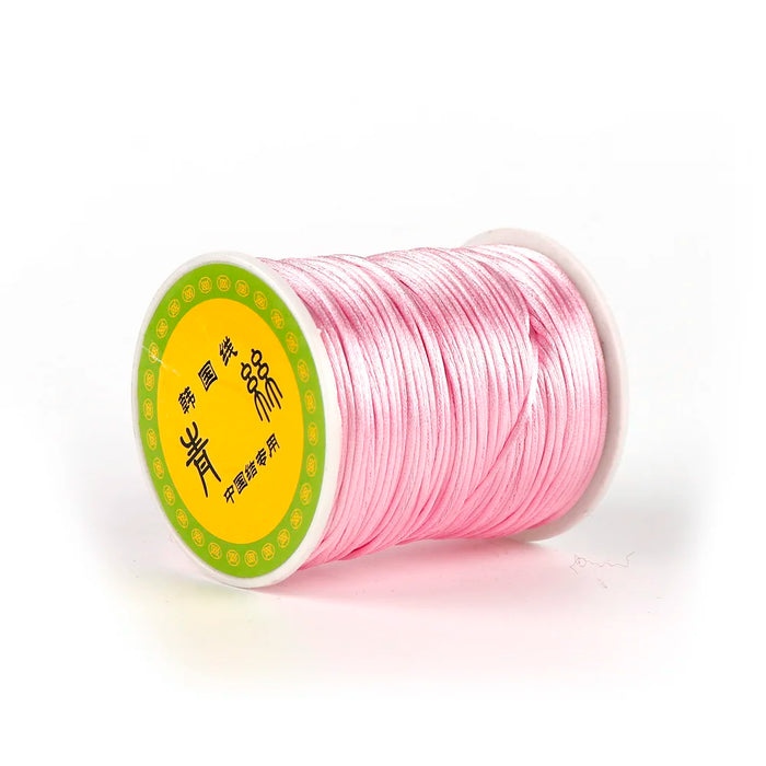 TYRY.HU 20-80 metri Collana masticabile per bambini Accessori 1.5mm/2mm/2.5mm Cavo in nylon di seta satinata per catena ciuccio per bambini Strumenti fai da te