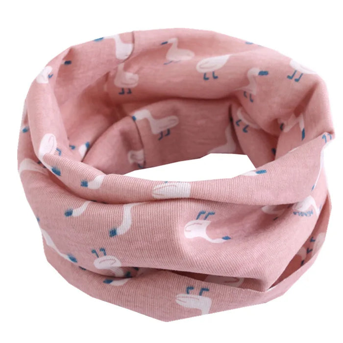 2024 Nuova Primavera Autunno Bambini Sciarpa Moda Bambini Bambino Sciarpa di cotone Ragazzi Ragazze O Ring Sciarpa Bambini Collare Bambino Sciarpa al collo