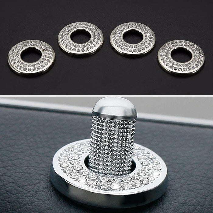 AngelguoguoCar Finestra di vetro ascensore button Trim Copertura autoadesivo per Mercedes Benz A/B/C(W204)/E(W212)/GLA /CLA/ GLK/ GLE-classe