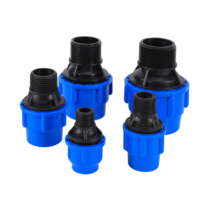 1/8 "Connettore Diritto con Filo di Tubo IN PVC di Irrigazione goccia a goccia Accessori per il Giardino Serra 3/5mm Tubo Spinato connettore 500 Pcs