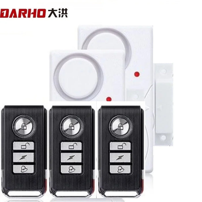 Darho porta finestra ingresso sicurezza ABS telecomando senza fili allarme antifurto sensore magnetico sistema di allarme porta Kit di protezione della casa