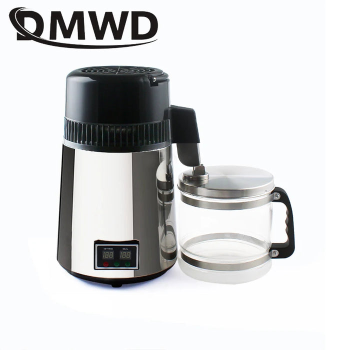 DMWD distillatore di acqua pura 4L filtro macchina per acqua distillata dentale in acciaio inox depuratore di distillazione elettrica brocca 110V 220V