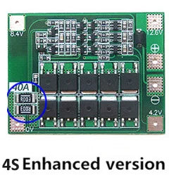 1S/2S/3S/4S/5S Li-Ion 18650 Caricabatteria al litio Modulo cella Lipo PCB BMS Scheda di protezione per motore di perforazione con bilanciamento