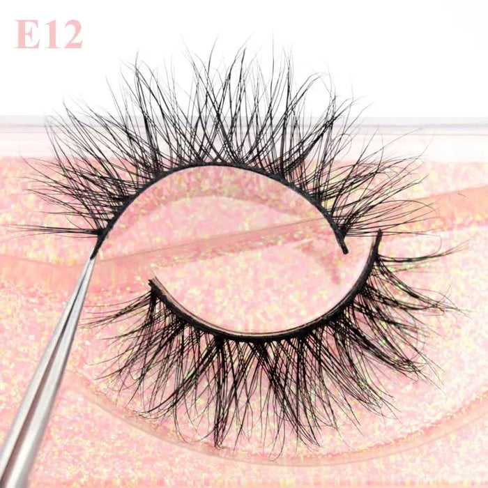 Ciglia Visofree Ciglia di visone 3D Ciglia naturali fatte a mano Ciglia finte lunghe e morbide Ciglia di visone cruelty free ad alto volume D101