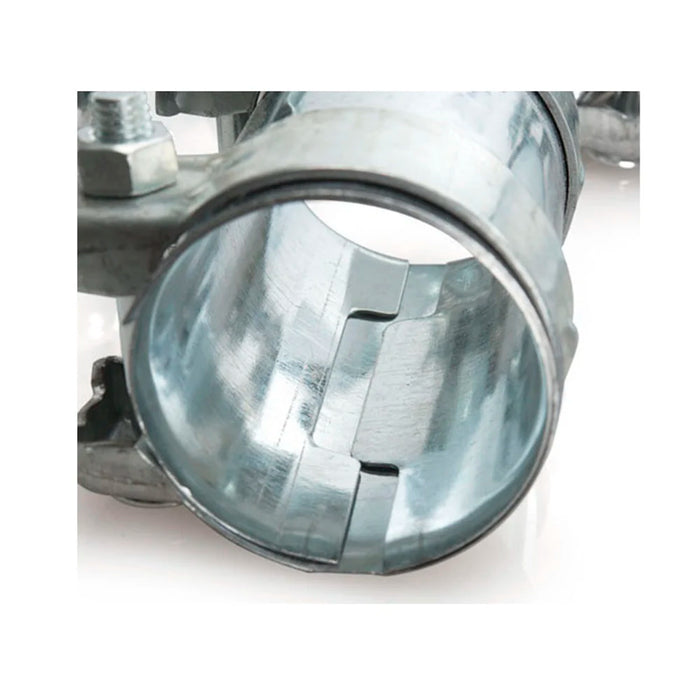 1.5-3.0 "Connettore per tubo di scarico Adattatore per tubo Manicotto per falegnameria Morsetto per tubo Connettore per tubo Lunghezza falegnameria 95 mm