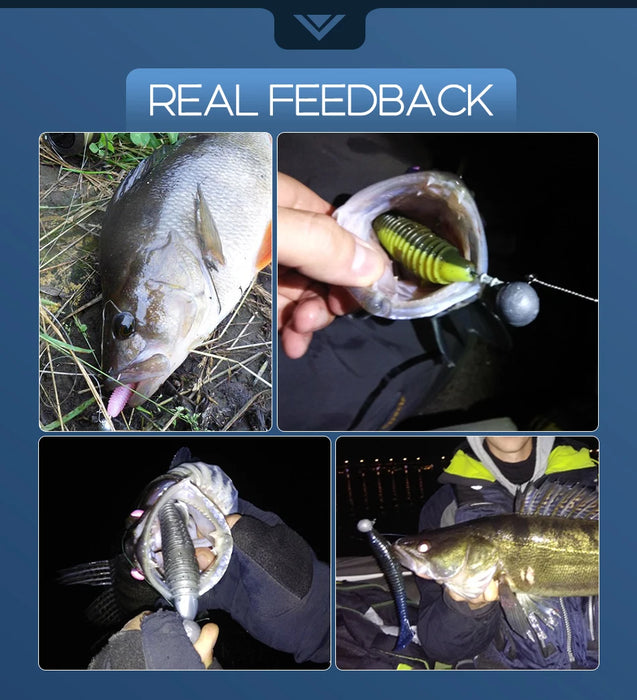 Hy Swing Impact FAT Fishing Lures 75mm 85mm 180mm Paddle Tail esche Wobbler Fishing soft Lure per bass Silicone Bait
