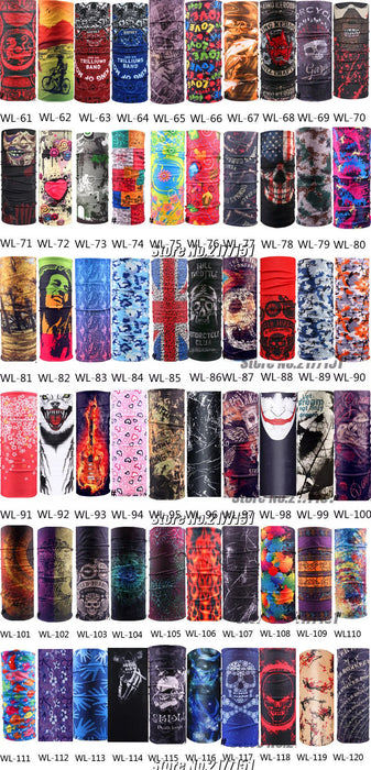 New Fashion Fascia per capelli Sciarpa Anello magico Collo Drago Bandana Varietà Turbante Cappuccio Multi funzione Tubolare senza cuciture per moto