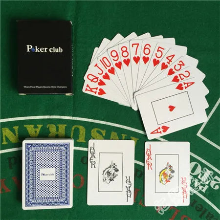 2 pz/set Baccarat Texas Hold'em plastica impermeabile Scrub carte da gioco Poker Club carte giochi da tavolo 2.48*3.46 pollici Yernea