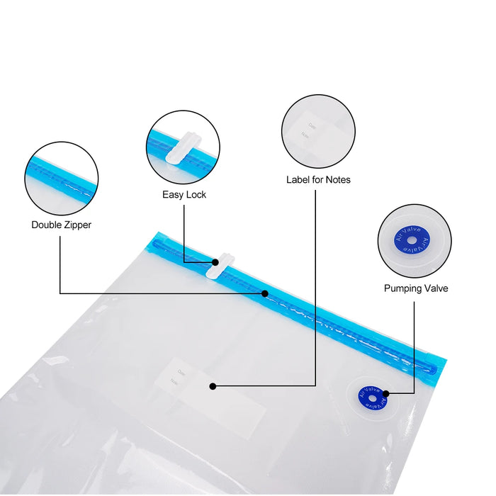 PLA ABS TPU PETG sacchetto per vuoto a filamento con maniglia pompa ad aria filamenti per stampante 3D essiccatore per sacchetti di stoccaggio mantenere accessori per la stampa 3D