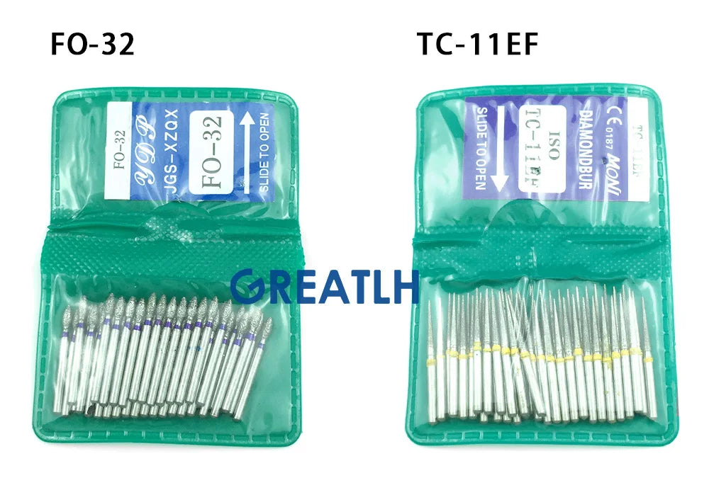 Frese dentali diamantate FG ad alta velocità per lucidare levigare i lucidatrici dei denti