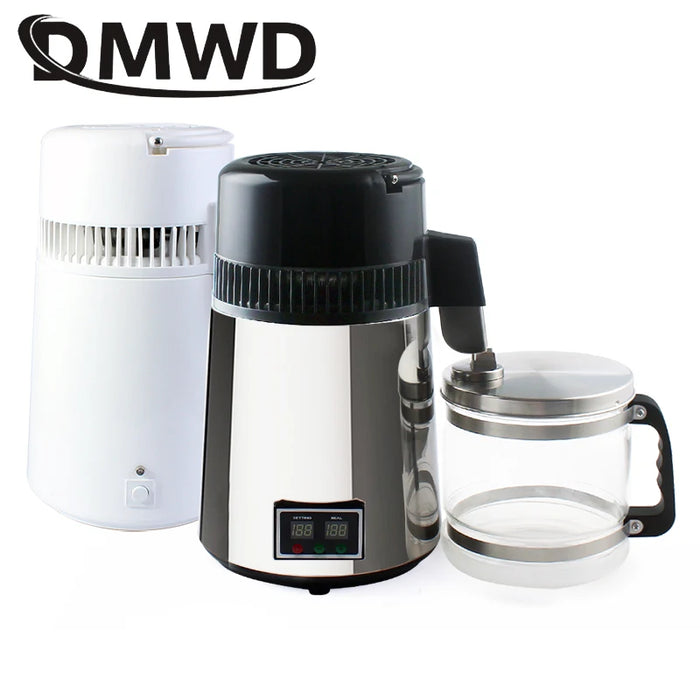 DMWD distillatore di acqua pura 4L filtro macchina per acqua distillata dentale in acciaio inox depuratore di distillazione elettrica brocca 110V 220V