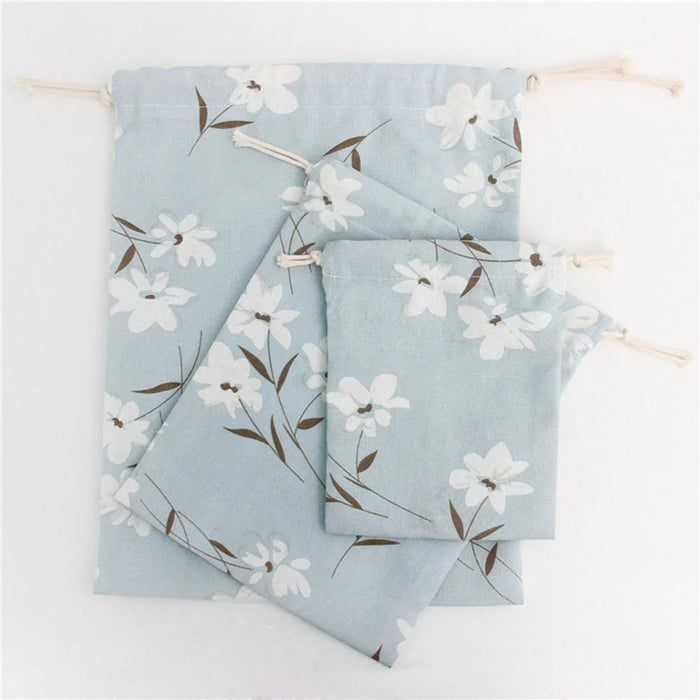 Prezzo di fabbrica 14 Stili di Cotone Linea Coulisse Borse multiuso Caramella di Favore Dei Monili Del Supporto del Sacchetto Regali Del Partito 14x16cm 19x24cm 25x32cm Borsa