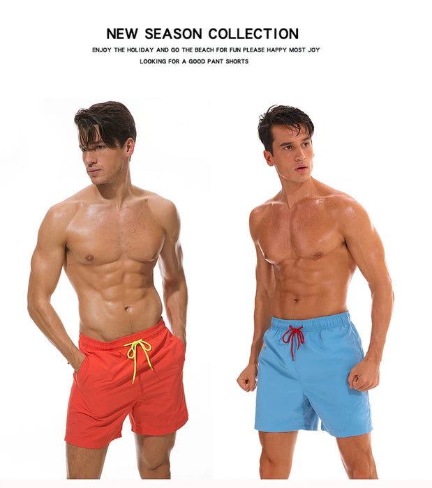 ESCATCH Costumi da bagno uomo Pantaloncini da bagno Tronchi Pantaloncini da surf da spiaggia Pantaloni da nuoto Costumi da bagno Pantaloncini da surf sportivi da corsa da uomo