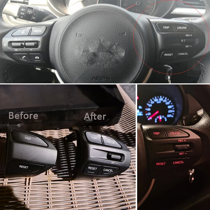 Sterzo RH Interruttore di controllo della velocità remoto 96720G6010 Per Kia RIO K2 Picanto 2017 2018 2019 2020 2021.