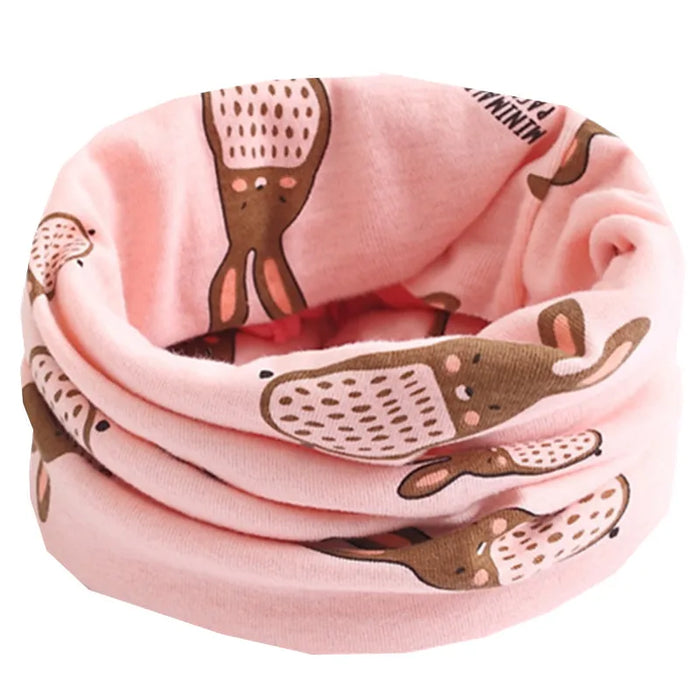 2024 Nuova Primavera Autunno Bambini Sciarpa Moda Bambini Bambino Sciarpa di cotone Ragazzi Ragazze O Ring Sciarpa Bambini Collare Bambino Sciarpa al collo