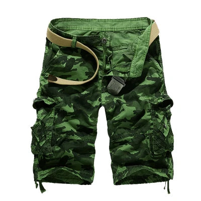 US Size 2025 Nuovi pantaloncini cargo larghi mimetici da uomo Pantaloncini cargo mimetici militari estivi cool Homme