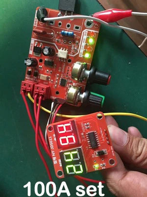 NY-D01 100A/40A Scheda di controllo della saldatrice a punti Saldatore Trasformatore Pannello di controllo Parti Regolare il tempo Corrente Display digitale