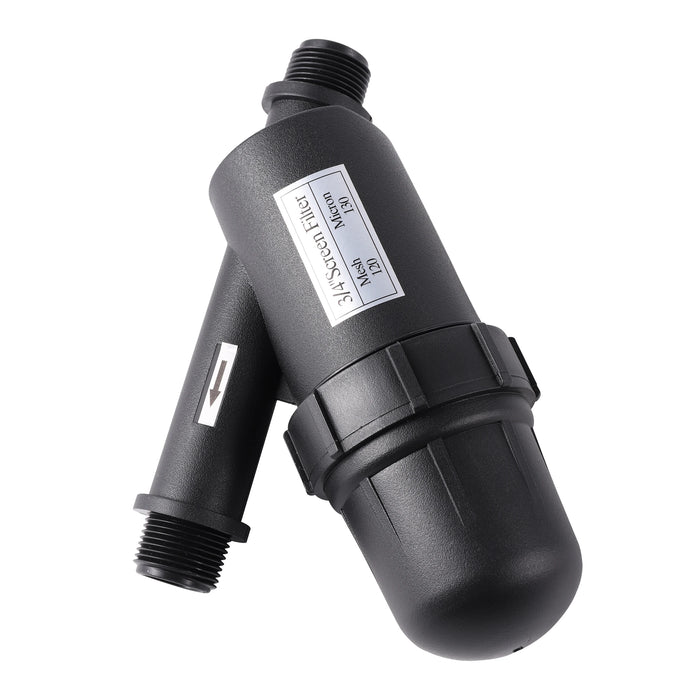 120 Mesh 3/4 "filtro per l'acqua con schermo filettato maschio filtro in acciaio inossidabile sistema di nebulizzazione per irrigazione da giardino filtro per impurità