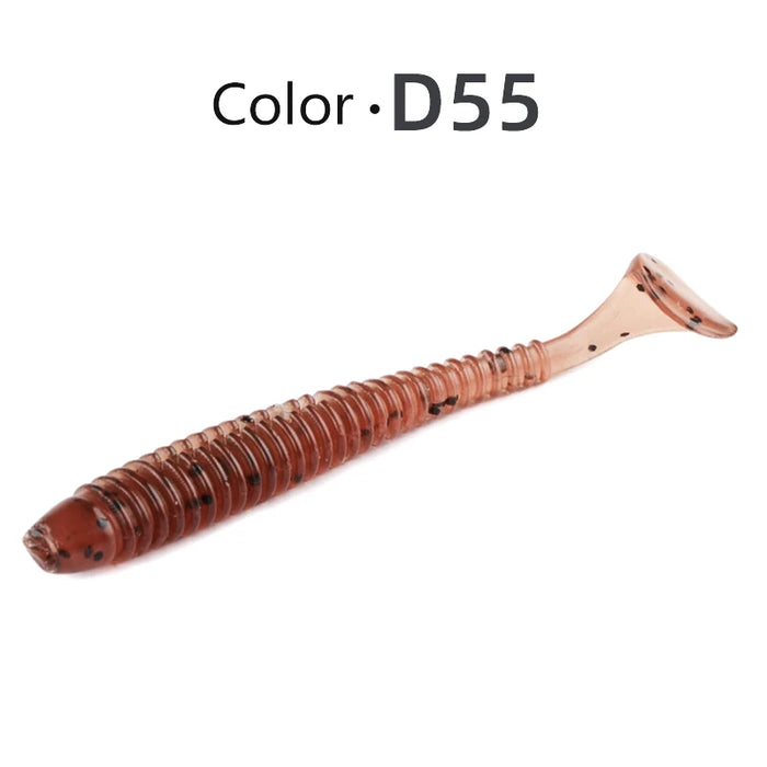 MEREDITH Swing Impact Esche da pesca 55mm 65mm 75mm Pesca Esche morbide Pesca in mare Leurre Souple Esche in silicone Esca