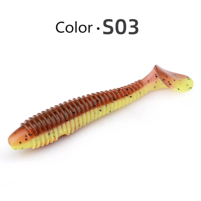 Hy Swing Impact FAT Fishing Lures 75mm 85mm 180mm Paddle Tail esche Wobbler Fishing soft Lure per bass Silicone Bait