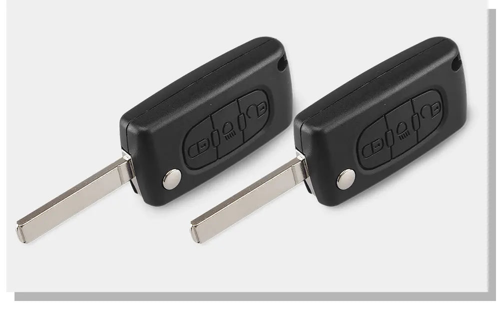 KEYYOU Per Citroen C2 C3 C4 C5 C6 C8 3 Bottoni Flip Chiave A Distanza Dell'automobile Della Copertura Della Cassa Borsette Fob VA2 Lama CE0523