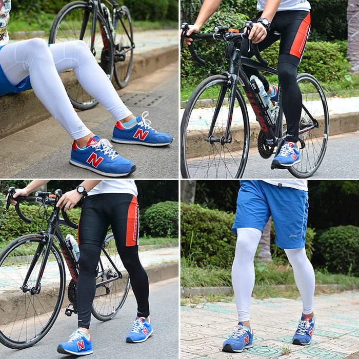 ROCKBROS Suncreen manica da braccio da campeggio ciclismo pallacanestro manicotti scaldamuscoli protezione UV uomo sport sicurezza equipaggiamento scaldamuscoli copertura